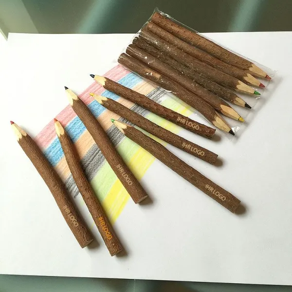 Produktbild von Astbunstift, 6 Farben sortiert.