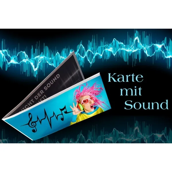 Produktbild von Audio-Grußkarten mit individuellem Klang garantieren einen großartigen Erfolg beim Versenden von Mails!