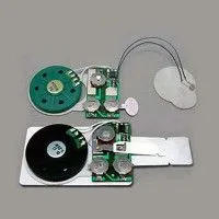 Audiomodule für Klappkarten und Kartonagen von Herstellern, kompatibel mit Druckereien, Verlagen und papierverarbeitenden Betrieben; Auslösefunktionen: Zuglasche, Lichtsensor, Bewegungssensor. (3)