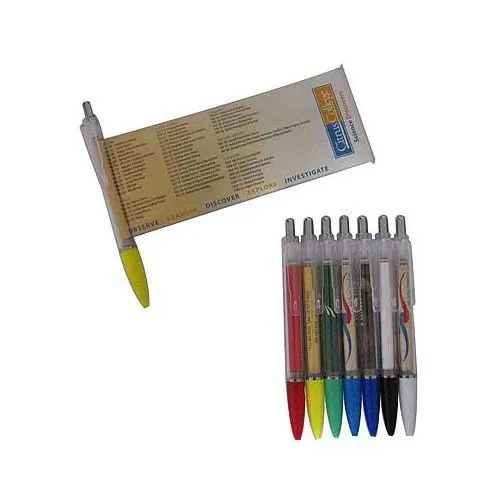 Produktbild von Bannerkugelschreiber - Flag-Pen - Info-Pen - mit werbewirksamen Werbebanner