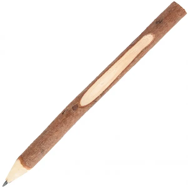 Produktbild von Bleistift in Astform mit prägnanter Kerbe, Länge 17 cm für kreatives Schreiben und Zeichnen.