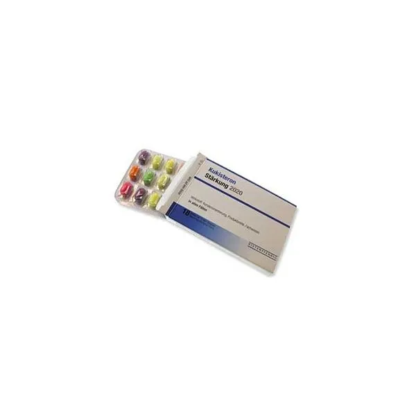 Produktbild von Blister-Bonbons (bunt) in Tablettenschachtel mit individueller Werbeaufmachung; Inhalt: 18 Dragee-Bonbons in Geschmacksrichtungen wie Apfel, Erdbeere, Orange, Himbeere, Johannisbeere, Tropic, Zitrone, Limette und Pfefferminz; Format: 85 x 62 x 10 mm;...