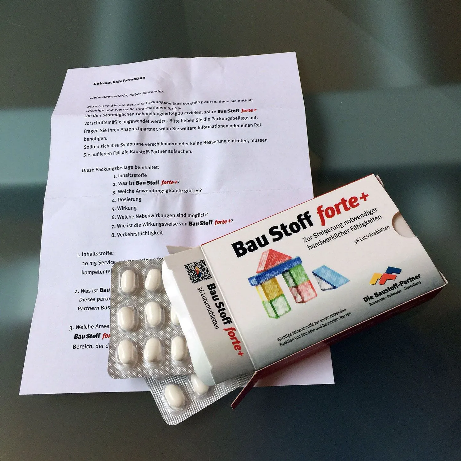 Produktbild von Dragee-Bonbons in Medizin-Optik: Mailing-Idee der Extraklasse mit Tablettenverpackung; natürlich ohne Nebenwirkungen.