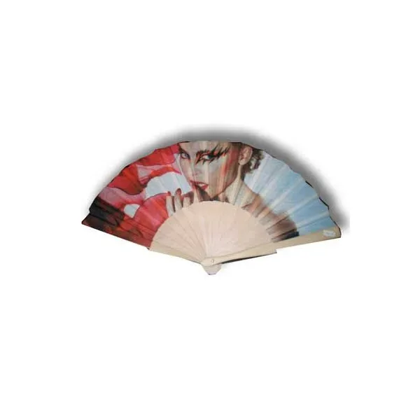 Handfächer mit individuellem Logo-Aufdruck - hochwertige und preiswerte Werbefächer für Promotion und Giveaway. (2)