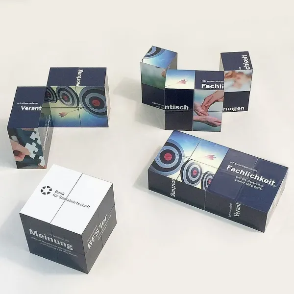 Produktbild von Faltwürfel - Der praktische und kreative Klassiker von foxx-merch in Markenqualität für vielfältige Anwendungen wie Mailingverstärker, Motivationshilfe oder Imagewerbung.