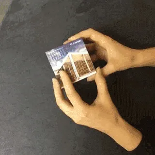 Faltwürfel: Interaktives Design für Werbung & Motivation, 7x7x7 cm oder 5x5x5 cm, Mindestbestellmenge 100 Stück, einzeln zellophaniert, ab 500 Stück individuell bedruckbar. (8)