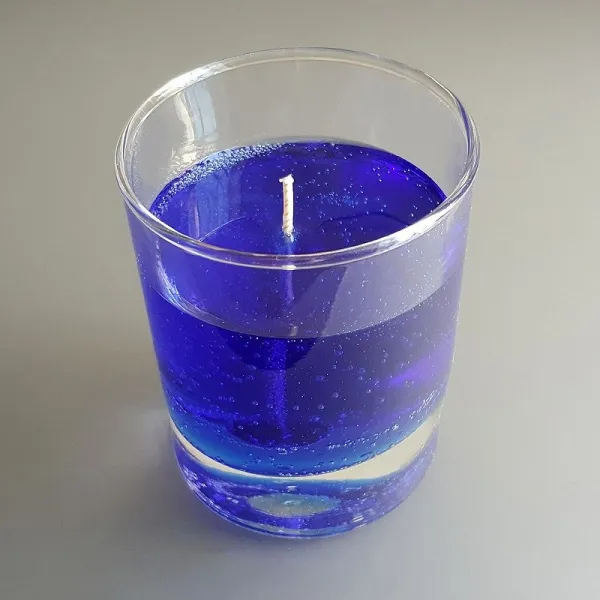 Gelkerze im Glas aus deutscher Manufaktur, individuell nach Wunsch kombinierbar mit Farben, Düften und Gläsern aus umfangreichem Sortiment. (4)