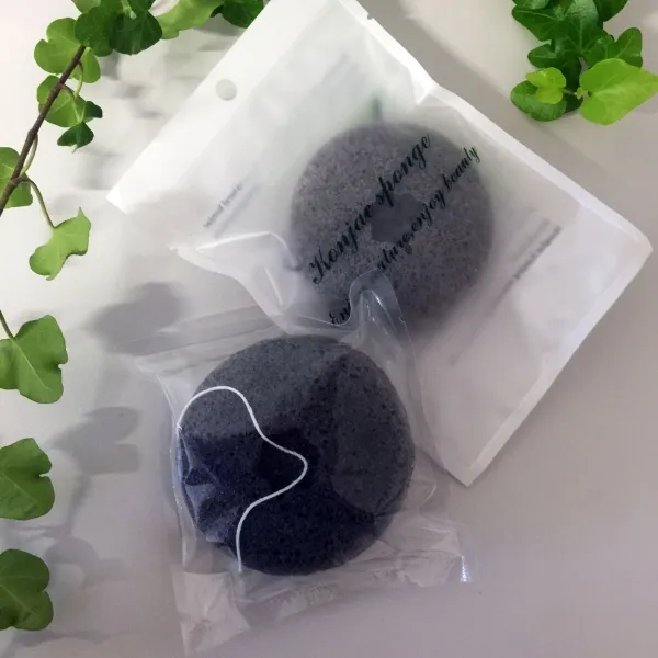 Gesichtspflege mit veganem Konjac-Schwamm - Naturprodukte aus der Knolle der asiatischen Teufelszunge, 100 % frei von Schadstoffen und Pestiziden, mit Tonerdemineralien für verschiedene Hauttypen, individuell färbbar und verpackbar. (4)