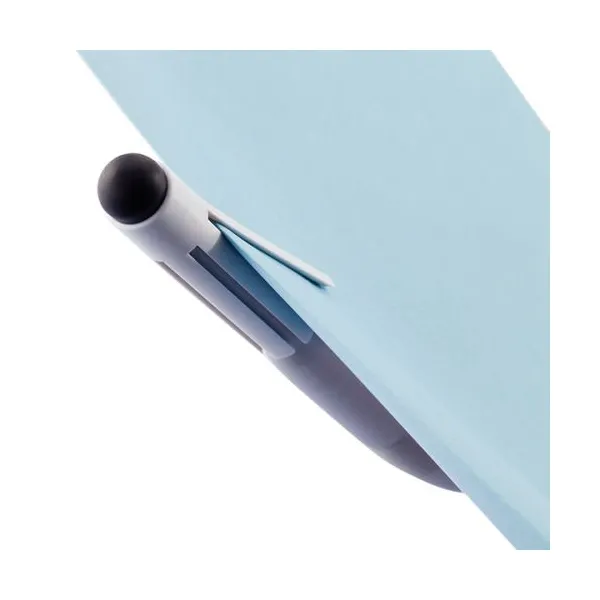 Der moderne, ergonomische GraYeah Aluminium Kugelschreiber in den Farben Weiß und Grau ist mit einem praktischen 360° Stylus und Rundum-Clips ausgestattet. (2)