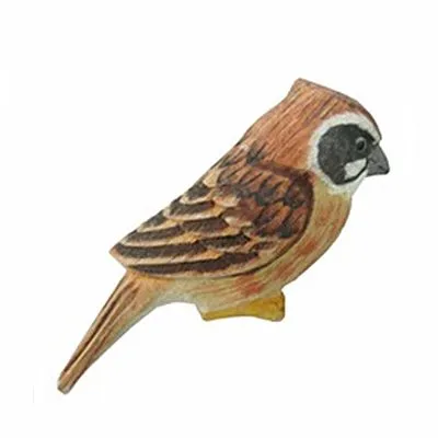 Handgefertigte Kühlschrank-Magnete aus Holz: Hochwertige Manufakturprodukte, handgeschnitzt & liebevoll bemalt; praktische Werbeartikel für Kühlschränke. (9)