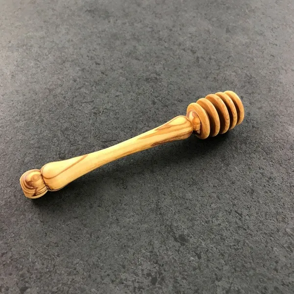 Produktbild von Honiglöffel aus Olivenholz, natürlich & ökologisch, Länge: 14,5 cm, Werbeanbringung: Lasergravur.