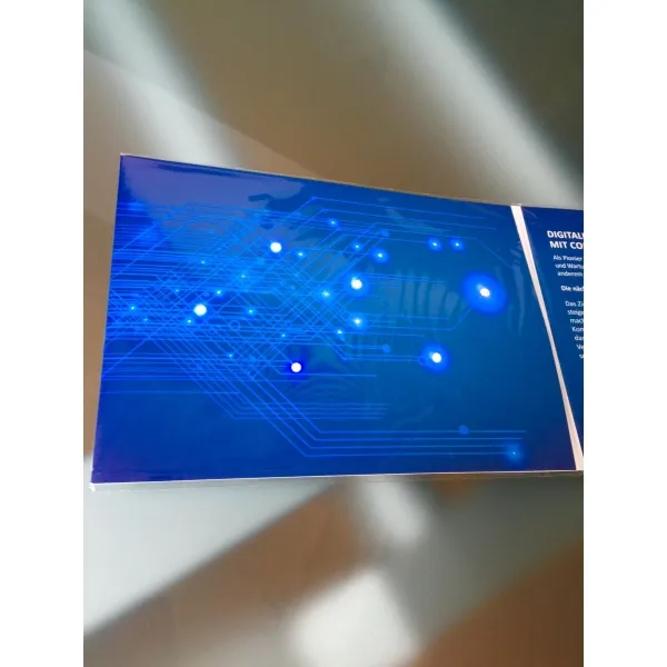 Produktbild von LED-Lichtkarte: Werbekarte mit 6 LEDs für Effektmailing; individuelle Produktion auf Anfrage.