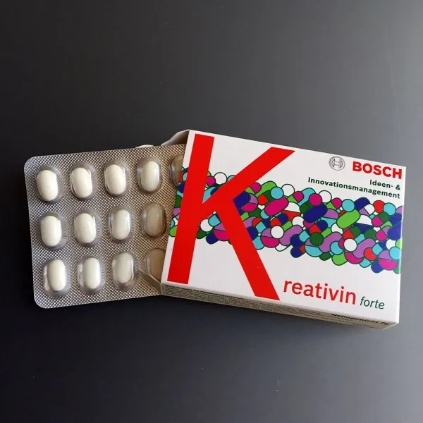 Produktbild von Mailing mit Plazeboeffekt: Leckere und individuell gestaltbare Blister-Dragees in medizinischer Optik für effektive Werbung Ihres Unternehmens.
