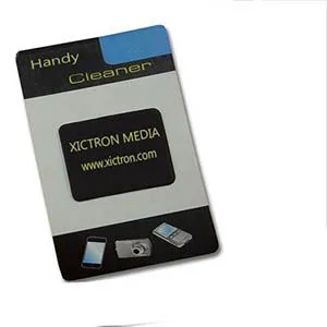 Handy-Cleaner in individuellen Formen und Größen, günstige Preise, hohe Qualität, Werbekarten mit Motiven und Inhalten bedruckt, kostenlose Muster verfügbar. (11)