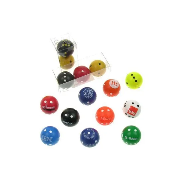 Produktbild von Rundwürfel mit Logo: Physikalischer Zauber fürs Büro oder daheim – individuell bedruckbar miFarben auf 13x8 mm.