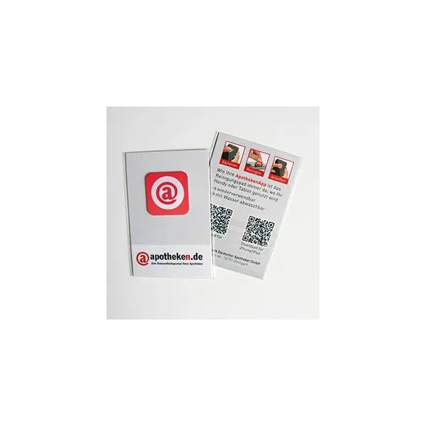 Produktbild von Selbsthaftendes Handy-Cleaner-Pad mit Werbedruck