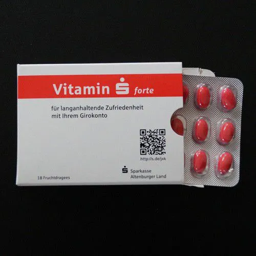 Werbeträchtige Dragee-Bonbons im Blister und Tablettenverpackung, individuell bedruckbar mit Beipackzettel und Verpackung für eine große Werbefläche. (25)