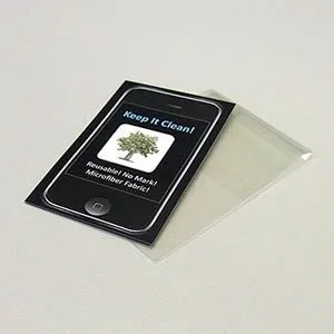 Produktbild von Smartphone Cleaner auf Werbekarte