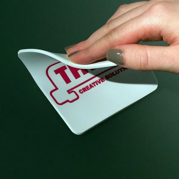 Soft PVC Untersetzer: Hochwertiger, hochflexibler PVC Untersetzer mit Werbedruck in den Maßen 10 cm x 10 cm. (2)