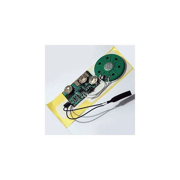 Produktbild von Soundmodul mit Licht-, Bewegungs- oder Magnetsensor für Kartonagen und Verpackungen, ab 500 Stück.