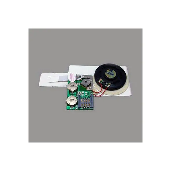 Soundmodul für Klappkarten, Kartonagen und mehr - individuelle Anpassung an Kundenbedürfnisse, Auslösefunktionen wie Zuglasche, Druckknopf oder Sensor. (3)