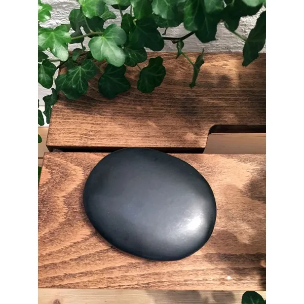 Stein mit Basalt-Logo, graviert - Extra groß: 11x8,5x1,5cm, 437g. (2)