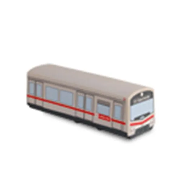 Produktbild von Stressball Straßenbahn-Design, individuell nach Kundenwunsch, günstig durch Direktimport, umweltfreundlich und recycelbar.