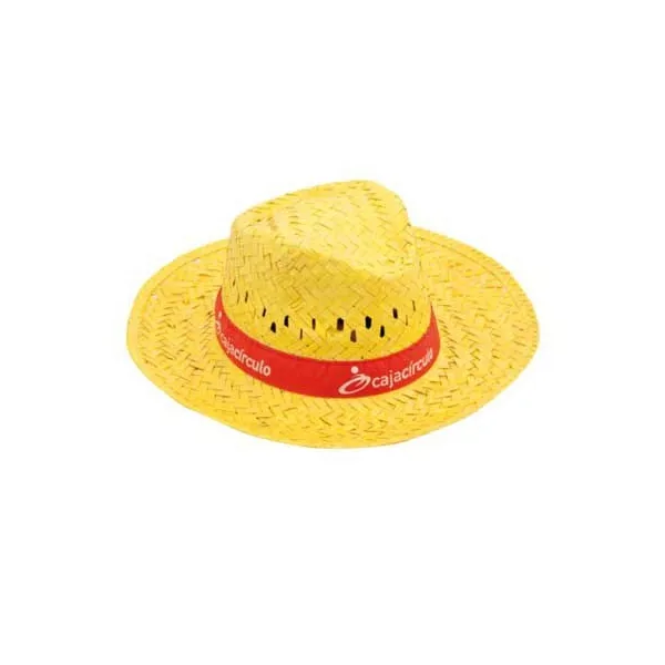 Strohhüte mit Logo - Unser Bestseller in verschiedenen Farben mit Logo auf dem Hutband. (5)