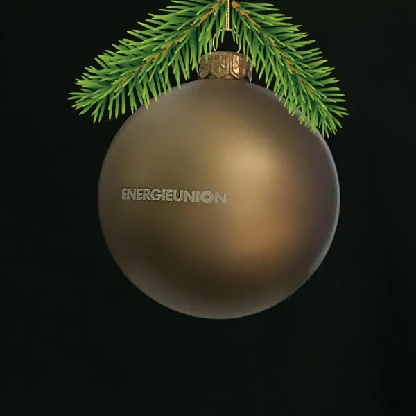 Produktbild von Weihnachtsbaumkugel mit Druck