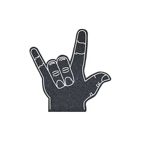Winkehand mit Logo