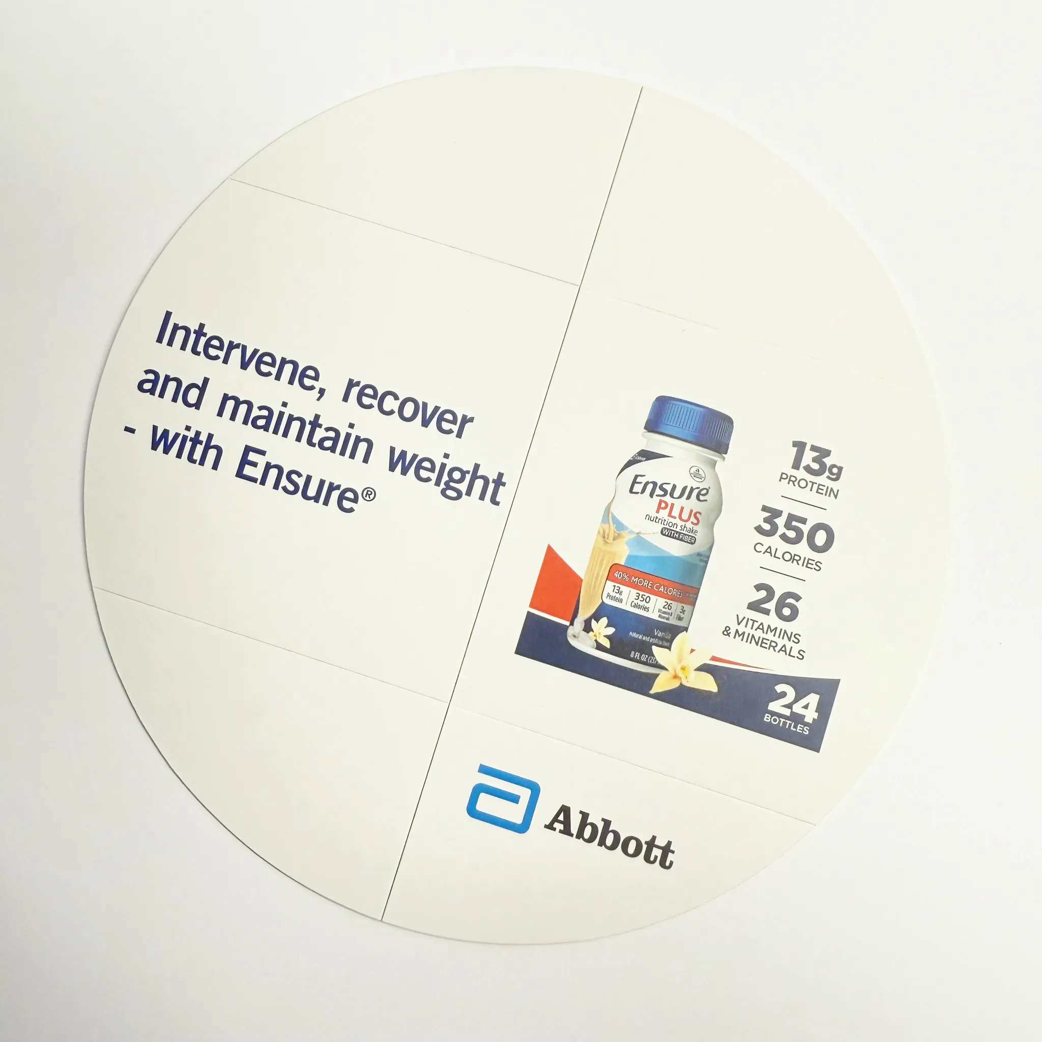 Falt-Zauberkarte / Endlos-Faltkarte 15,5 cm Durchmesser