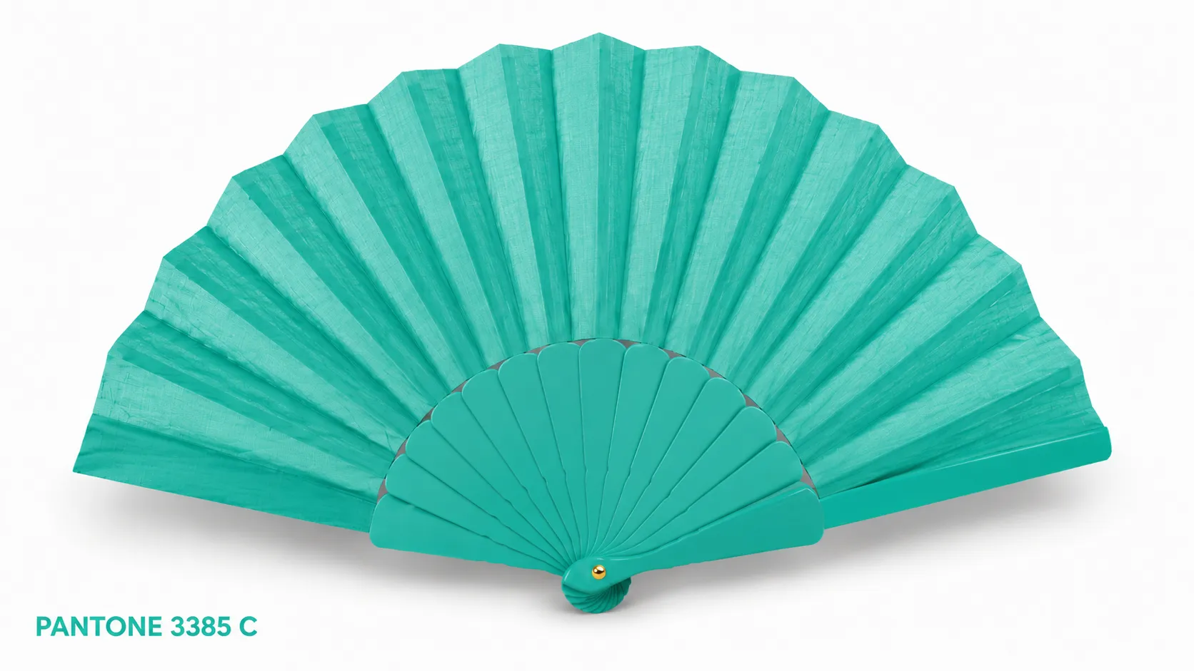 Produktbild von Handfächer in Sonderfarbe Pantone 3385 C