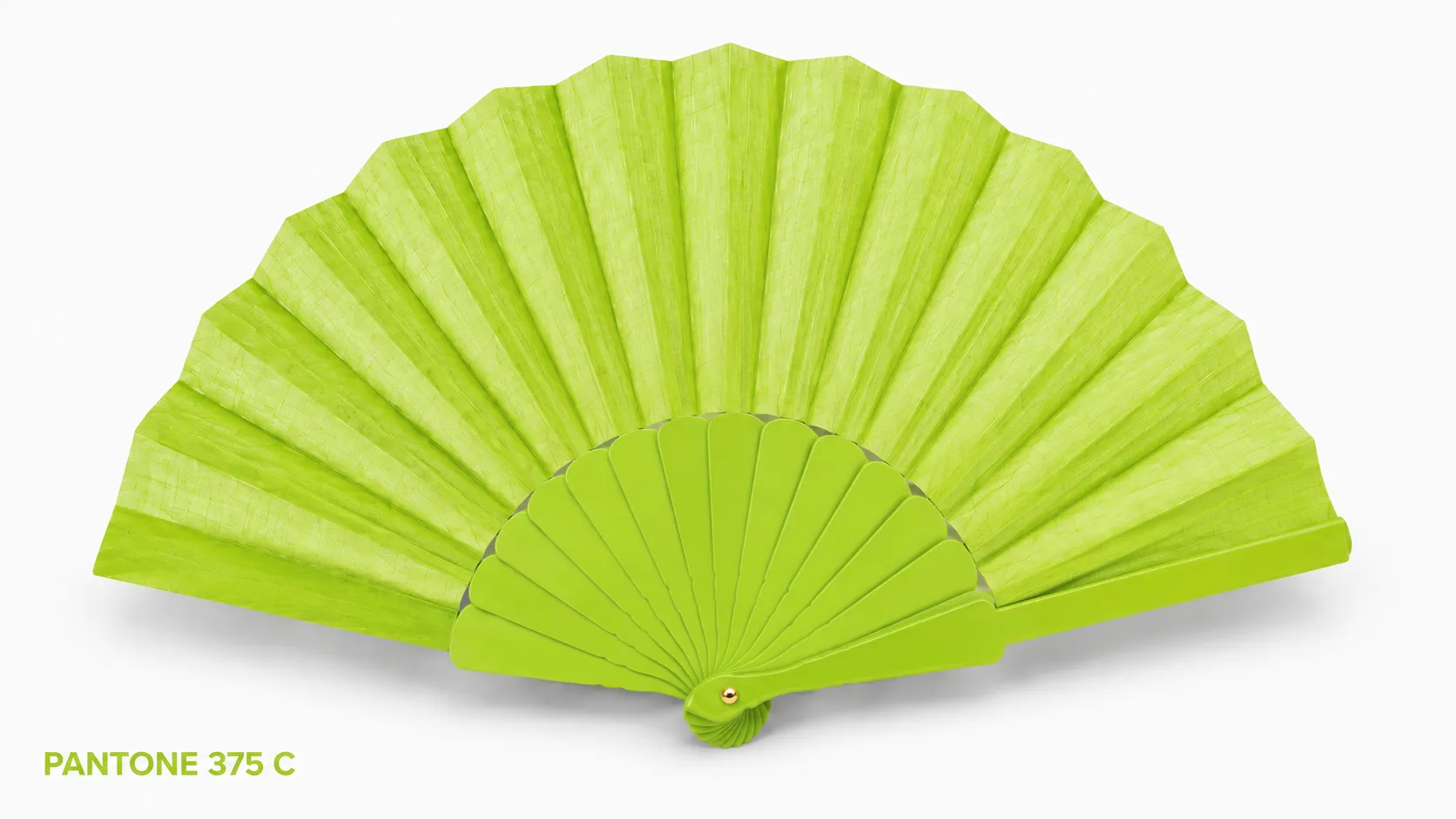 Produktbild von Werbefächer in Sonderfarbe Pantone 375 C
