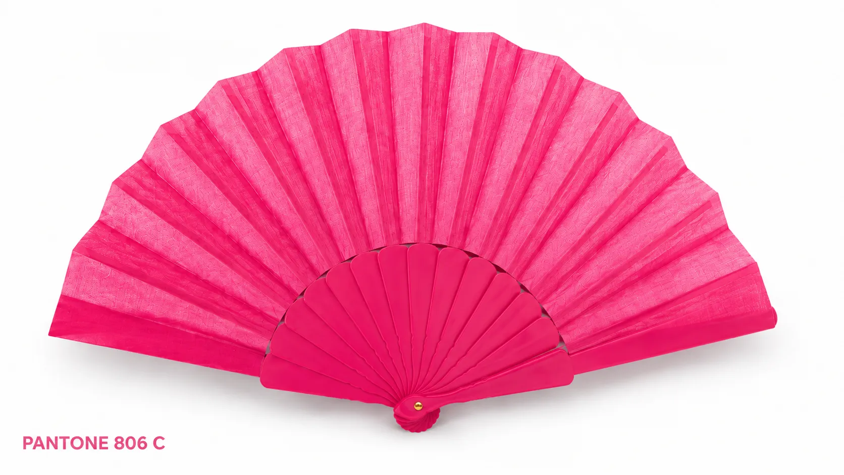 Produktbild von Handfächer in Sonderfarbe Pantone 806 C