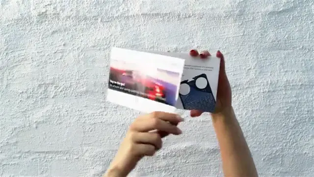 Product Video von Klappkarte mit Motorengeräusch